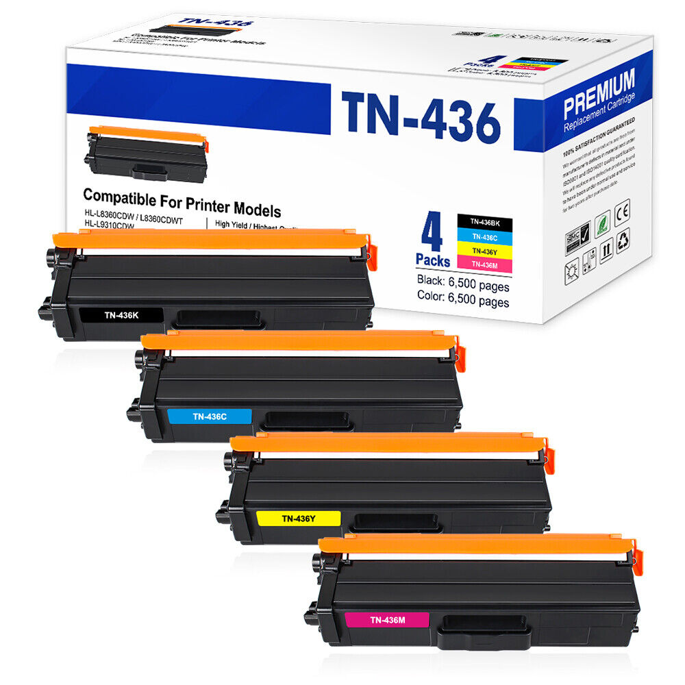 TN436 TN433 TN431 Multi Toner for Brother MFC-L8900CDW L9570CDW HL-L8360CDW Lot