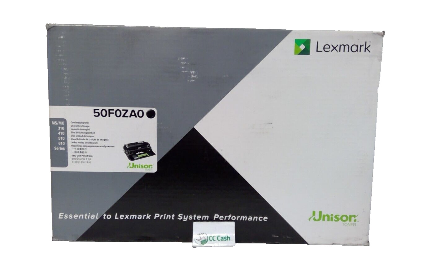 Genuine Lexmark 50F0ZA0 Black One Imaging Unit  D
