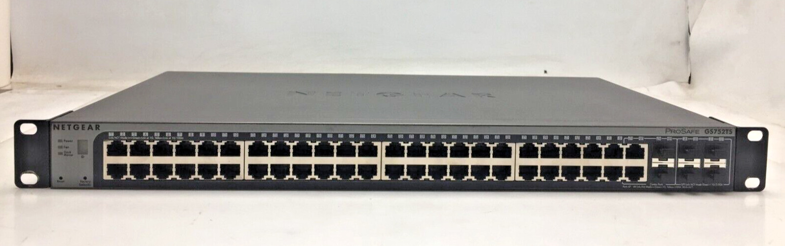 Netgear Prosafe 48-Port GbE & 4-Port SFP Managed Network Switch GS752TS