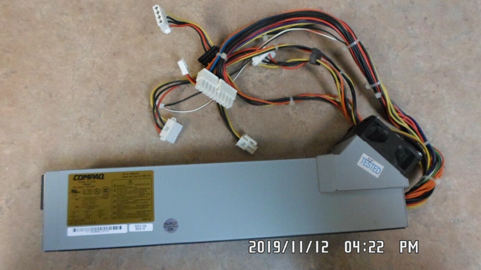 COMPAQ 308439-001 308617-001 POWER SUPPLY 185W for HP D530/DC5000