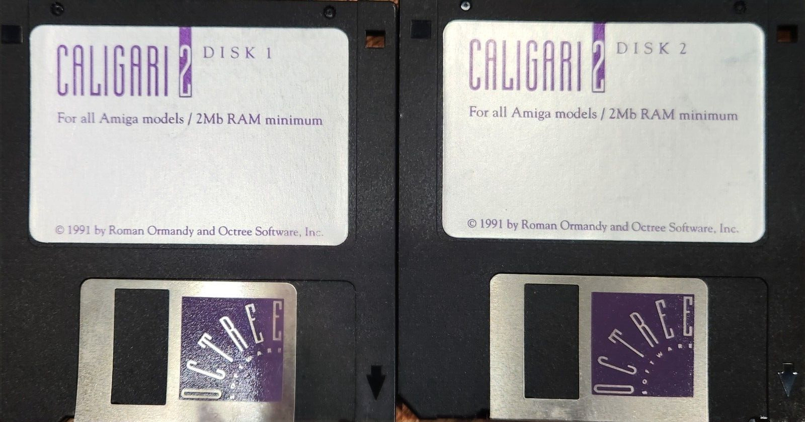 Caligari 2 for Amiga 2 Disk set