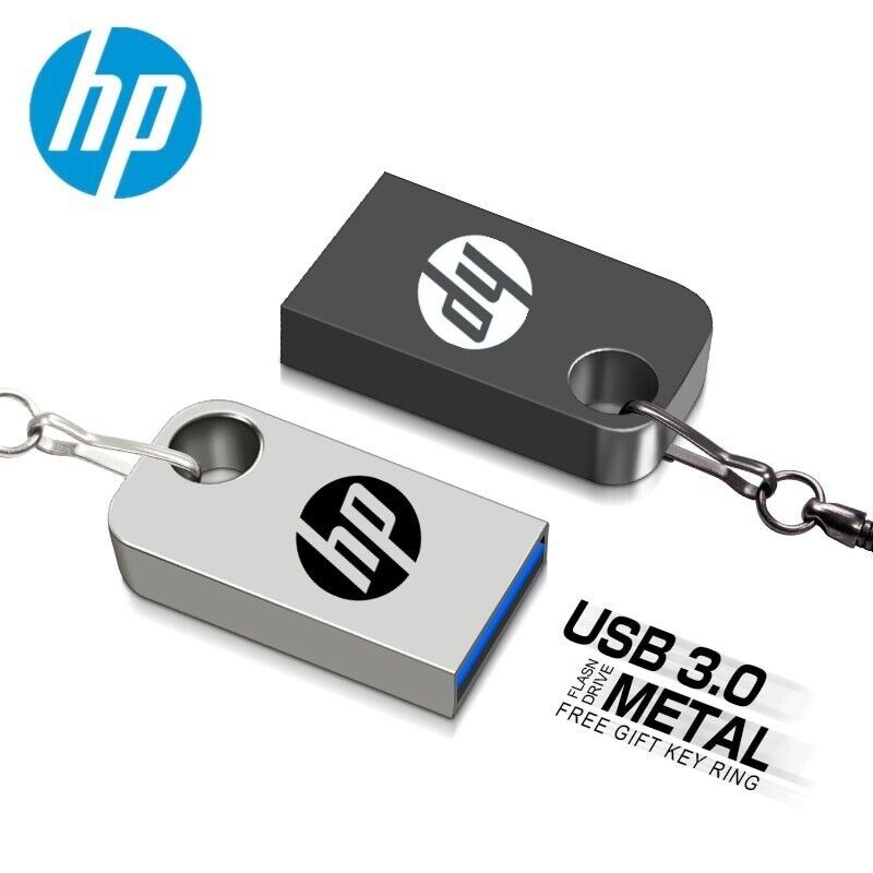 Portable HP Mini Silver UDisk USB3.0 Flash Drive Memory Pen Stick Storage Device