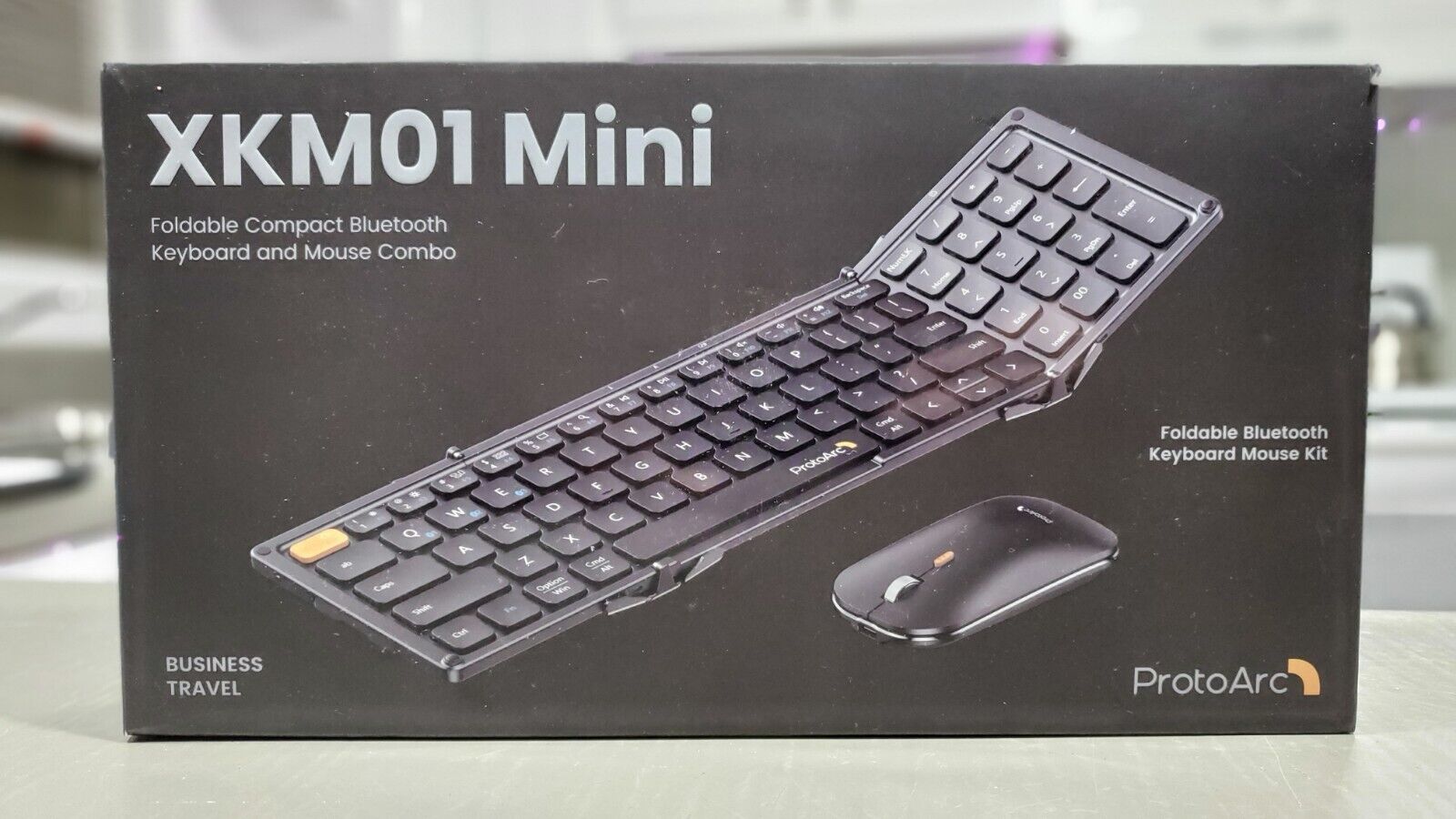 ProtoArc Foldable Compact Keyboard and Mouse XKM01 Mini Foldable Portable New
