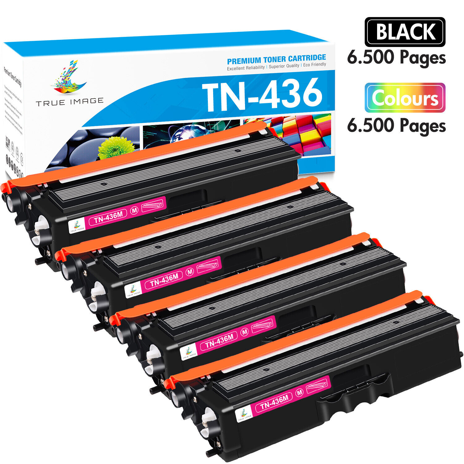 Toner Compatible Lot for Brother TN-436 TN436BK TN436C TN436M TN436Y HL-L8360CDW