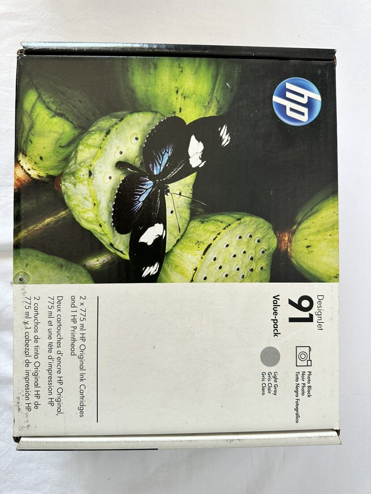 HP 91 Printhead Photo Black/Light Grey 775-ml P2V38A HPP2V38A Value Pack