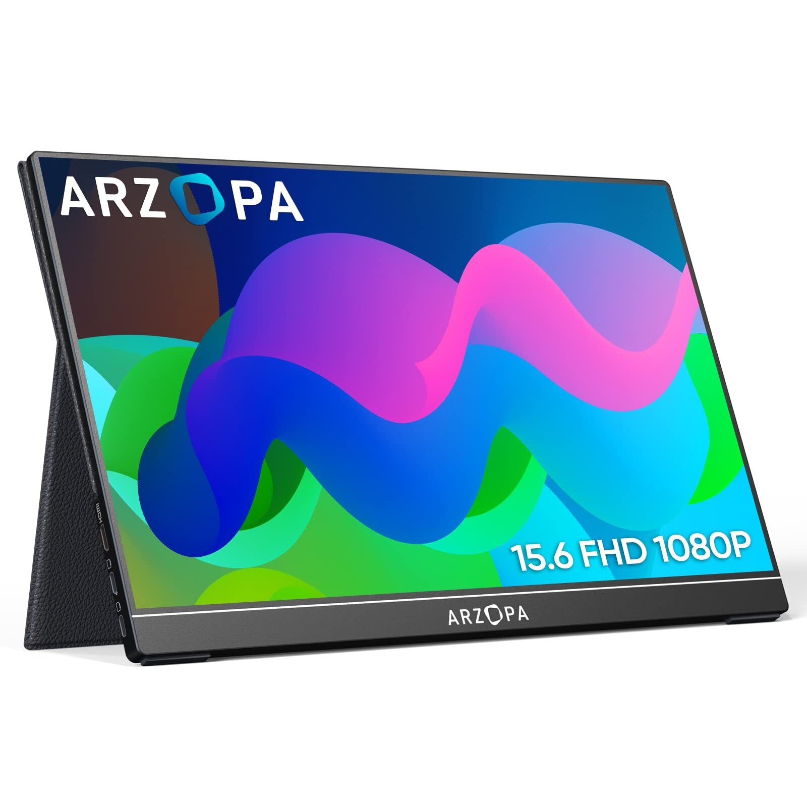 ARZOPA Portable Monitor 15.6'' FHD 1080P Portable Laptop Monitor IPS A1-GAMUT