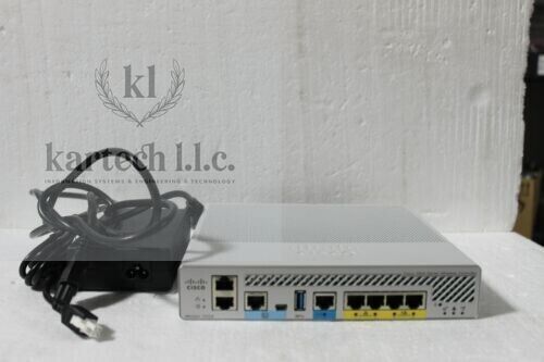 CISCO AIR-CT3504-K9 3504 IEEE 802.11ac Wireless LAN Controller Permanent 100 AP 