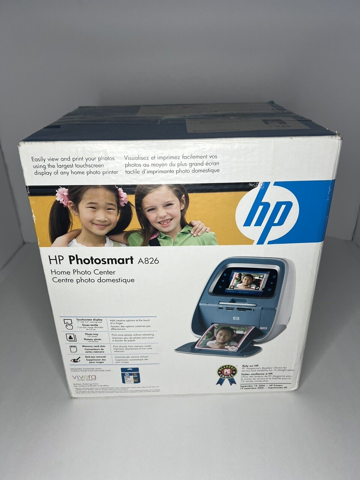 HP Photosmart A826 Digital Photo Inkjet Printer BRAND NEW FACTORY SEALED BOX