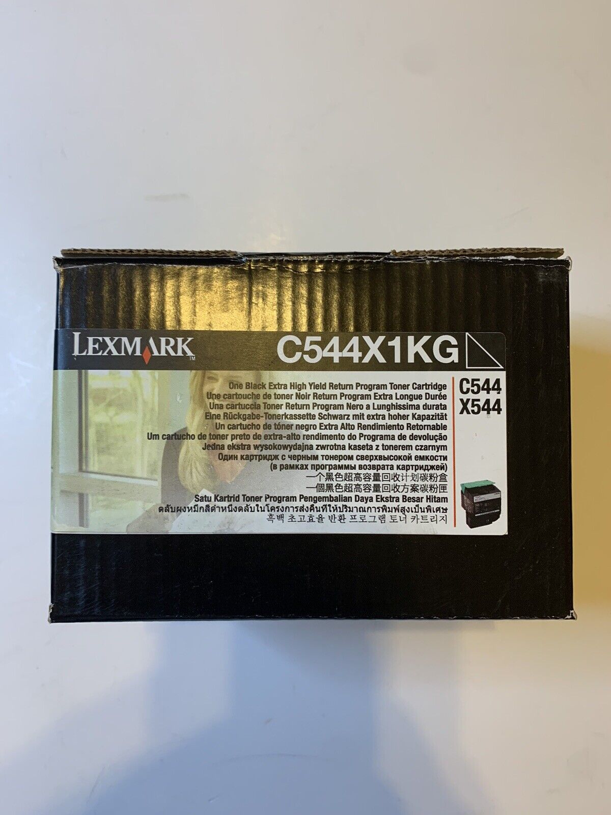 LexMark C544X1KG Black Extra High Yield Return Program Toner Cartridge~Sealed