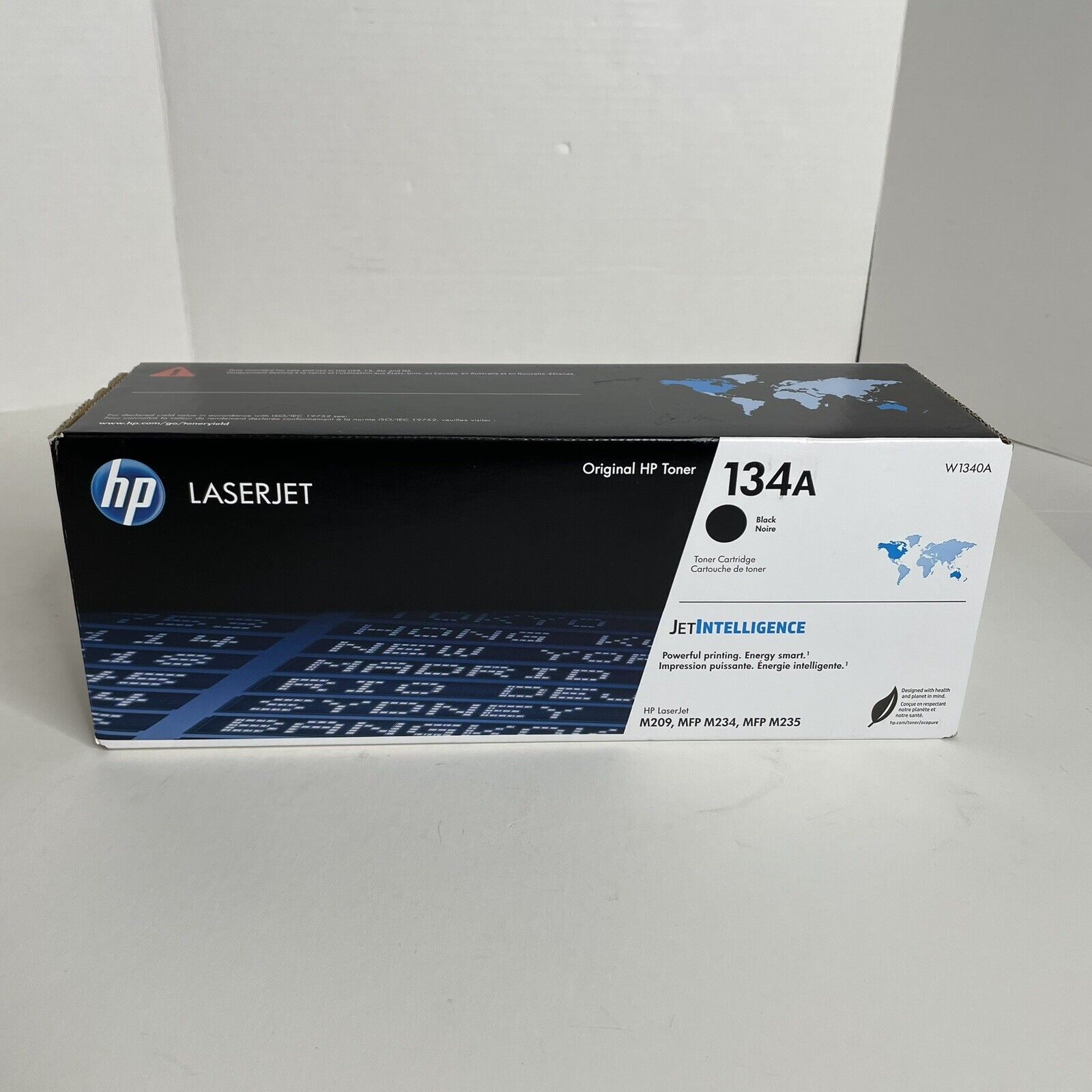HP 134A Black OEM LaserJet Toner Cartridge, ~1,100 pages, W1340A