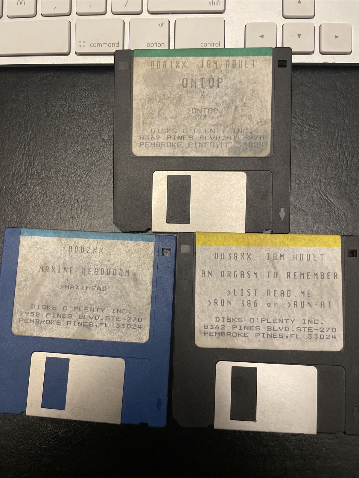 Extremely Rare IBM PC JR Porn Adult Disks O’ Plenty Games Lot All Work