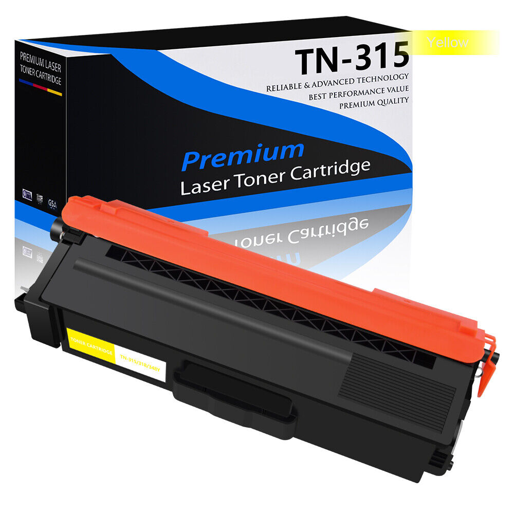1PK TN315 Yellow Toner Cartridge  for Brother HL-4150CDN 4140CN 4570CDW 4570CDWT
