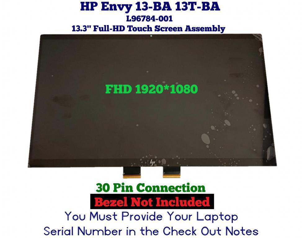 HP ENVY 13-BA 13-BA0025OD FHD Touch screen Digitizer B133HAT04.2 L96784-001