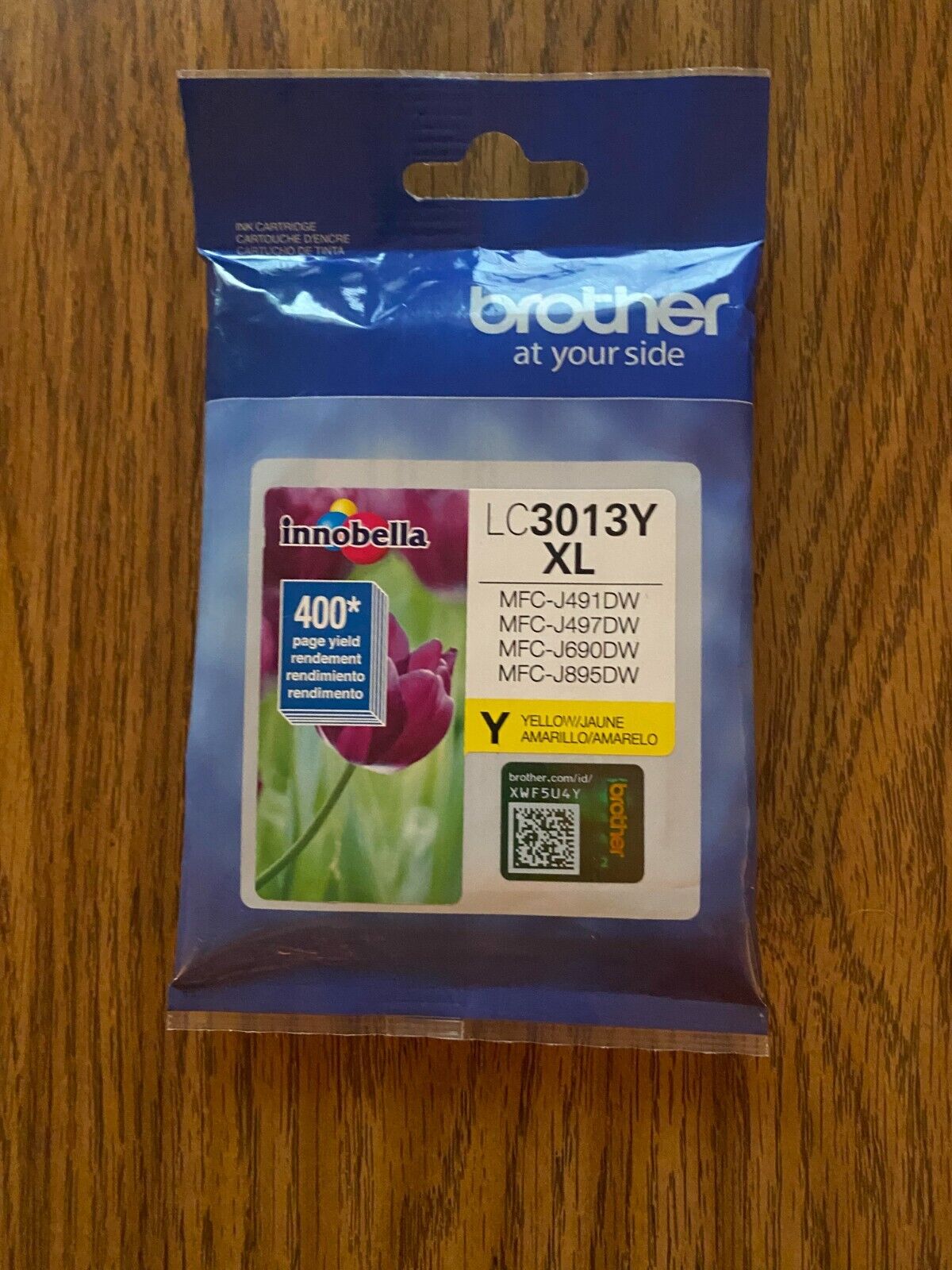 NEW Genuine Brother LC3013BK XL Yellow Ink Cartridge- Sealed Exp 9/23