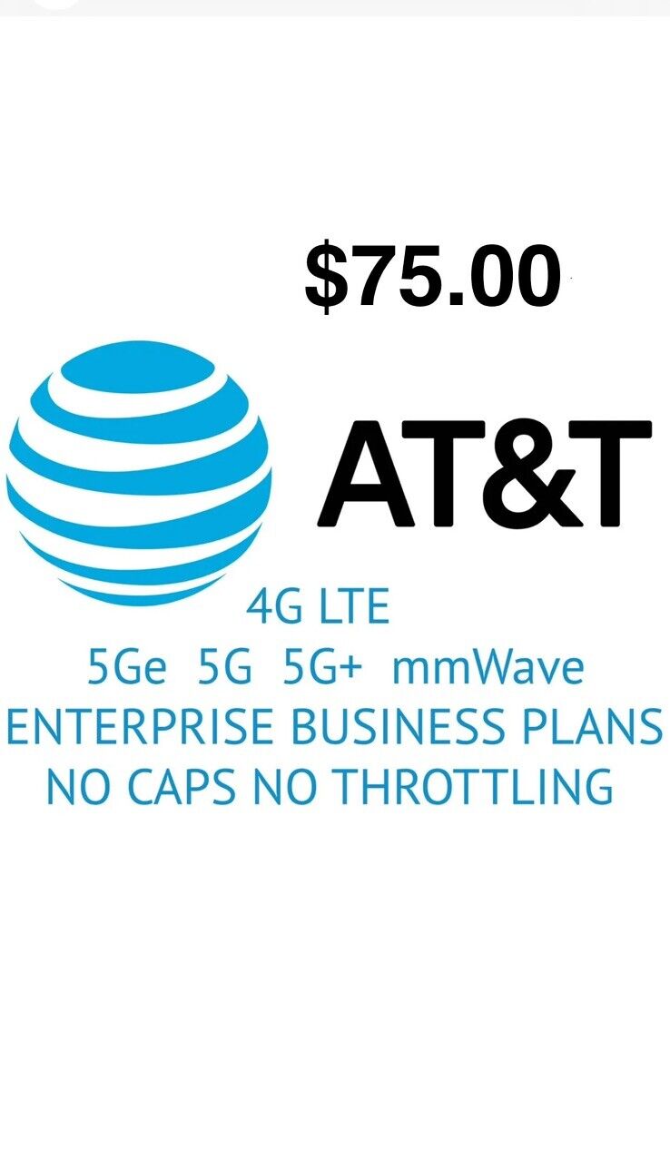 ATST UNLIMITED Data Plan 4G/5G LTE Hotspot /Router OriginalGrnd Father Plan