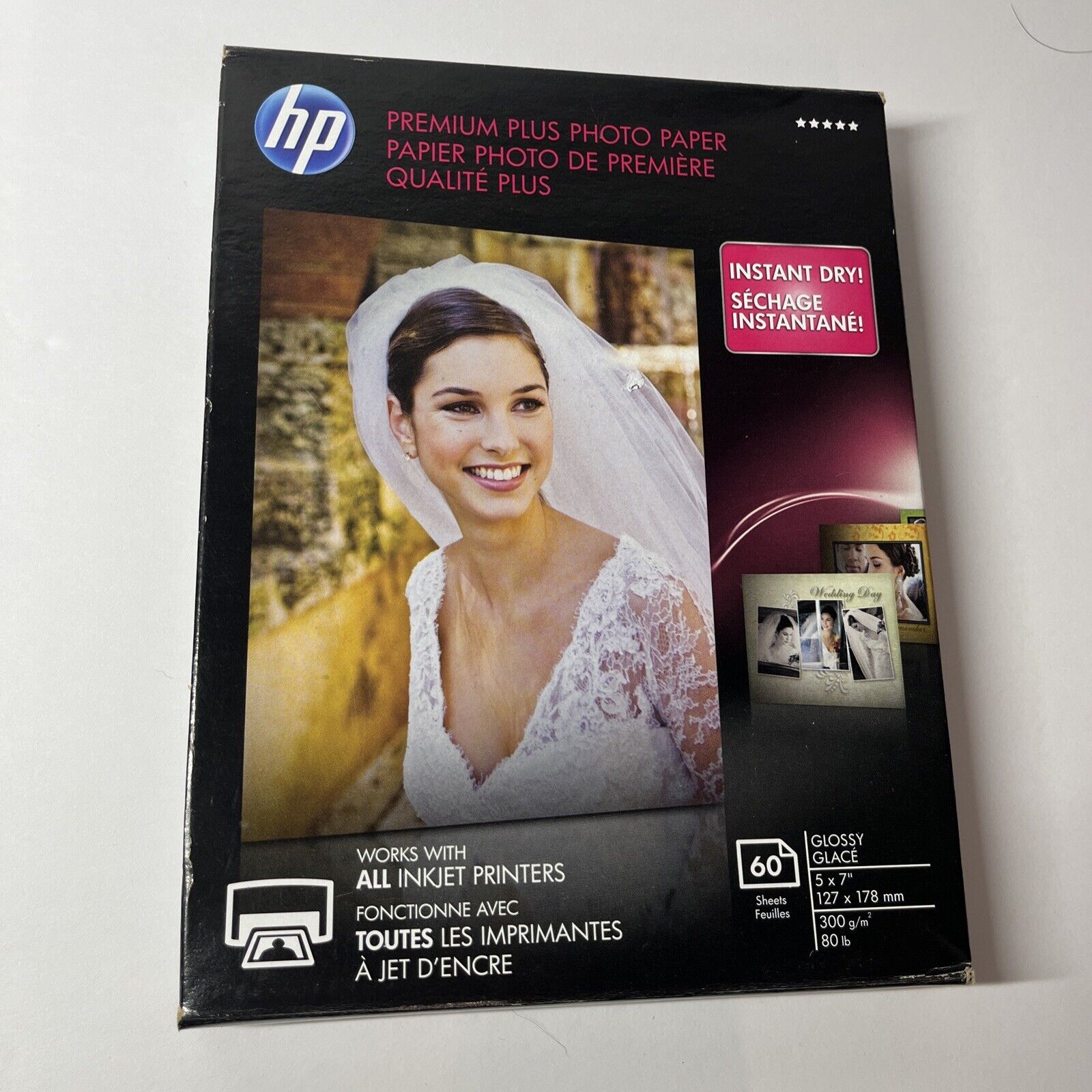 HP Premium Plus Photo Paper CR669A 60 pages New Sealed