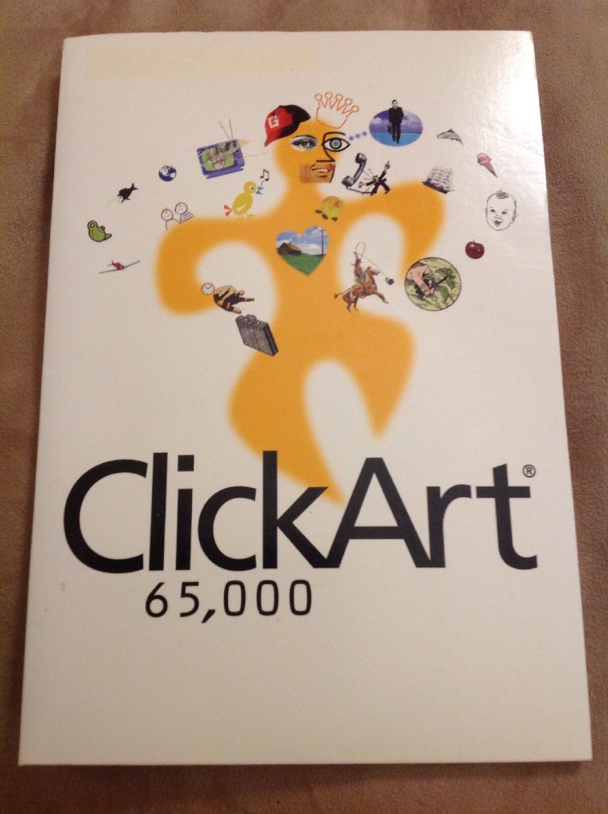 Brøderbund ClickArt 65,000 5 CD's - Click Art Window 95- Vintage