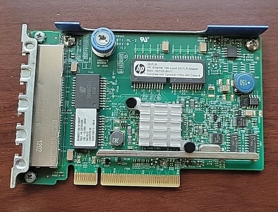 HP 634025-001 629133-001 1GB 4 Port Ethernet Adapter