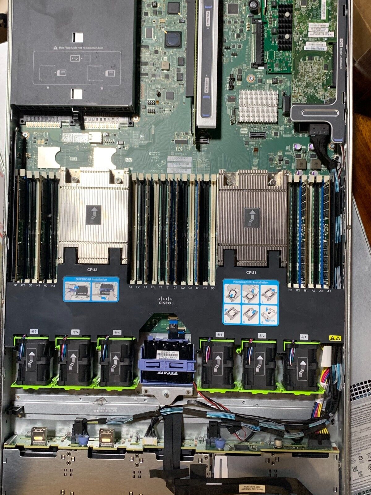Cisco UCS C220 M4 - 192GB RAM - 6TB Storage - 2x 2690 V4 CPUs - W/ RAILS