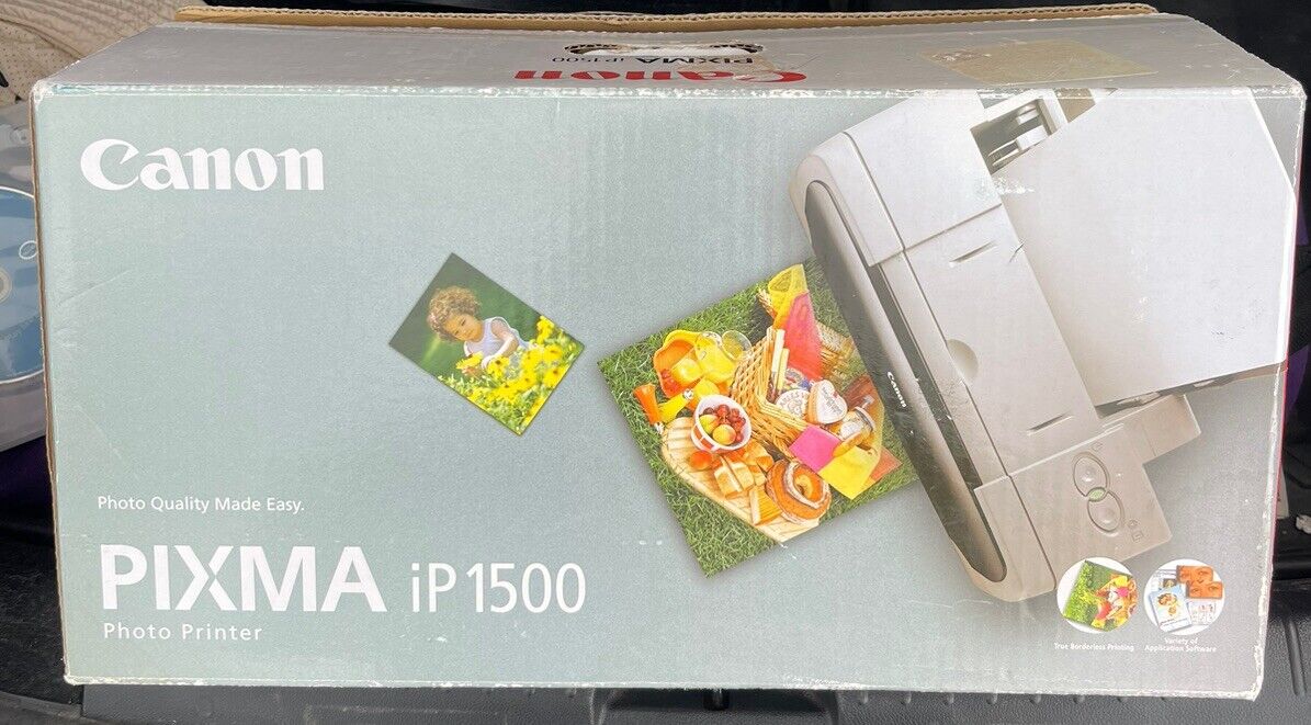 Canon PIXMA iP1500 Digital Photo Inkjet Printer New Open Box