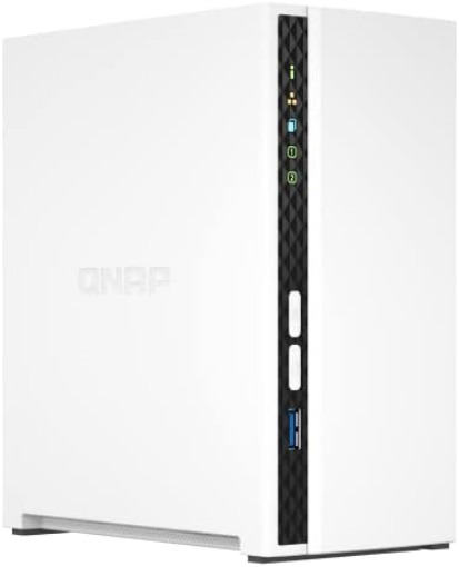 QNAP TS-233-US 2 Bay Affordable Desktop NAS with ARM Cortex-A55 Quad-core and 2
