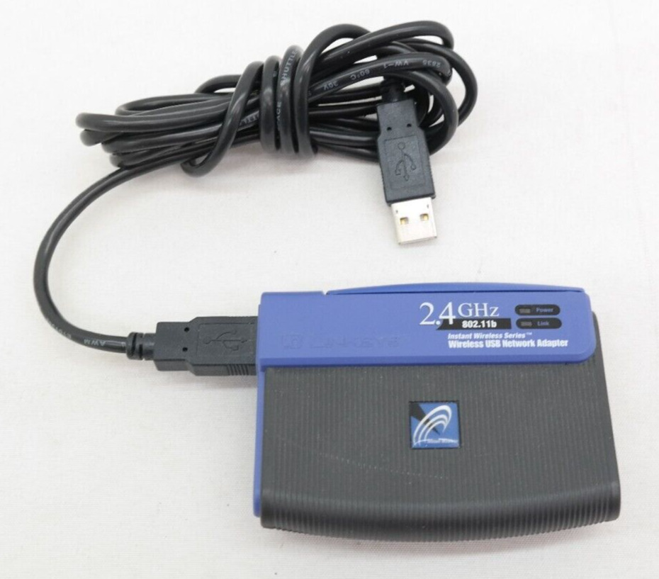 Linksys 2.4Ghz 802.11b Wireless USB Network Adapter  TF