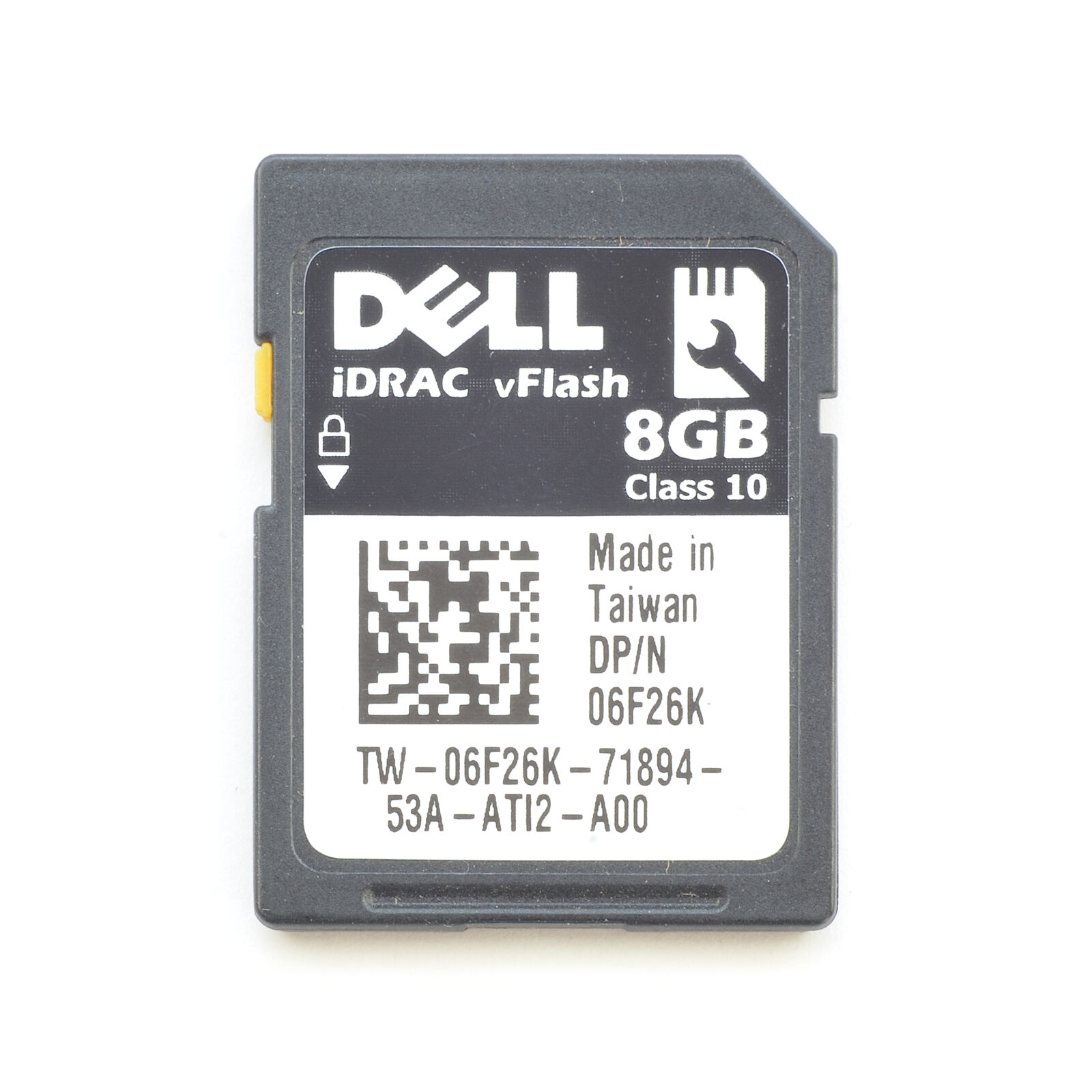 Dell 06F26K 8GB iDRAC vFlash Class 10 SD Card Module 13 Gen R630 R730 6F26K