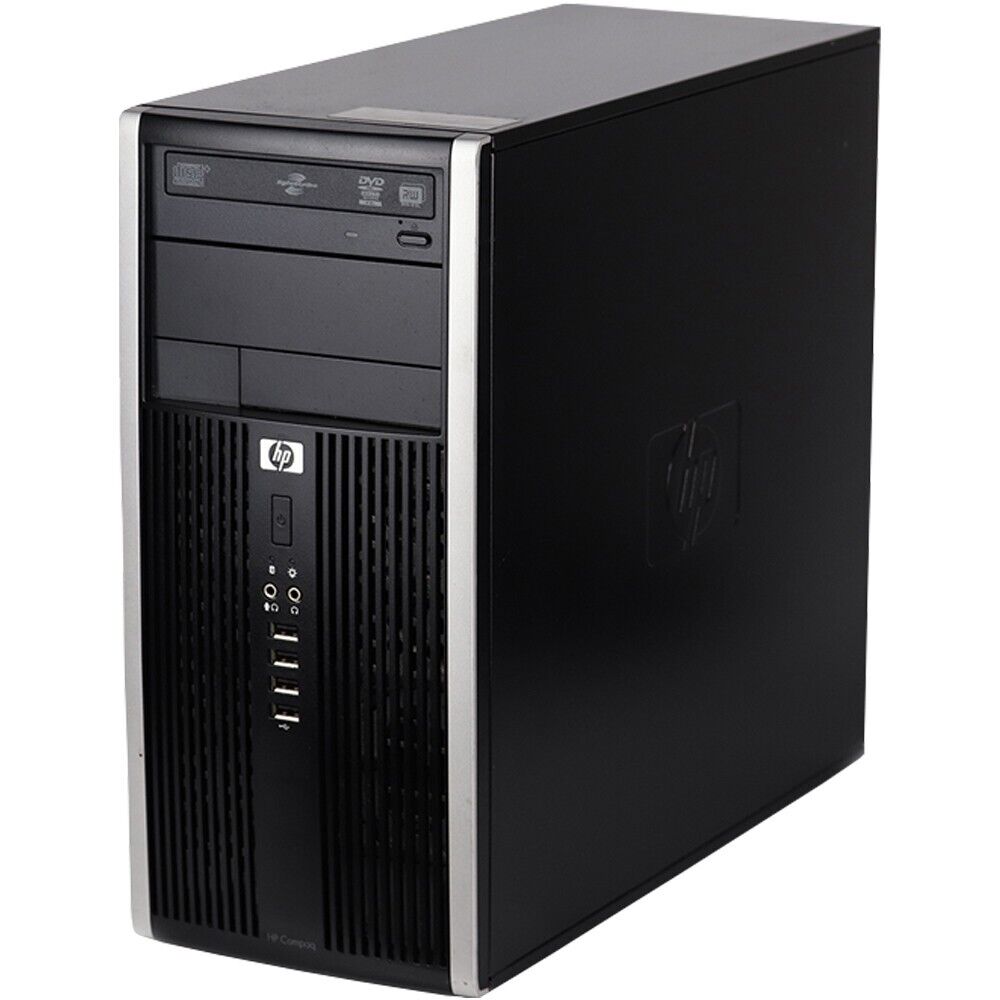 HP Desktop Computer PC Tower Intel i3 8GB RAM 500GB HDD Windows 10 Wi-Fi DVD-RW
