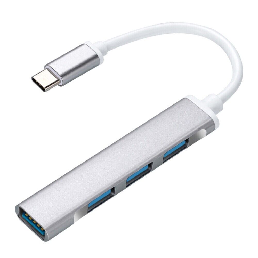 USB-C Type C to USB 3.0 4 Port Hub Splitter For PC Mac Phone MacBook Pro iPad