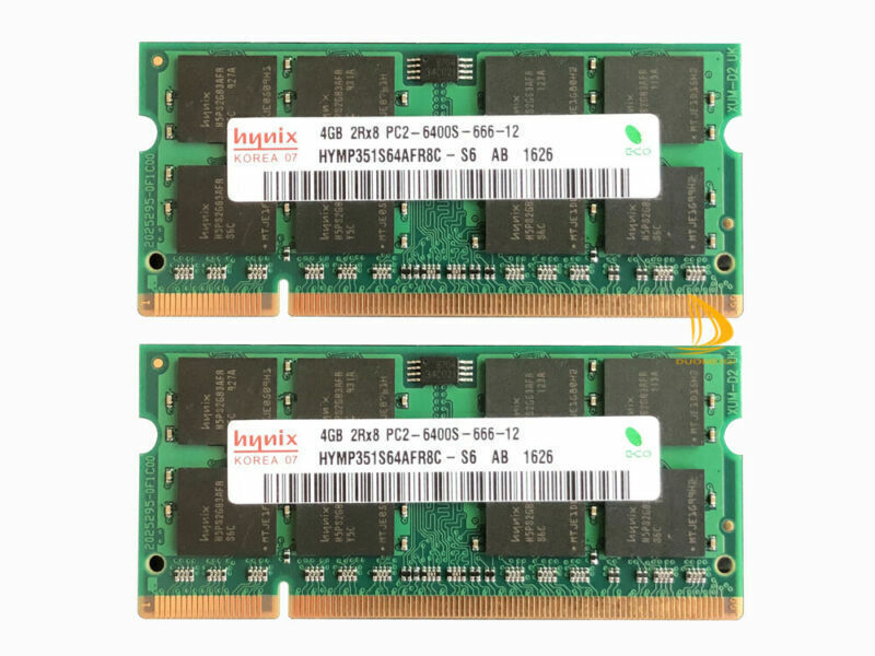 Lot Hynix 8GB/4GB/2GB 2RX8 DDR2 800MHz PC2-6400S SODIMM Laptop RAM Memory 200Pin