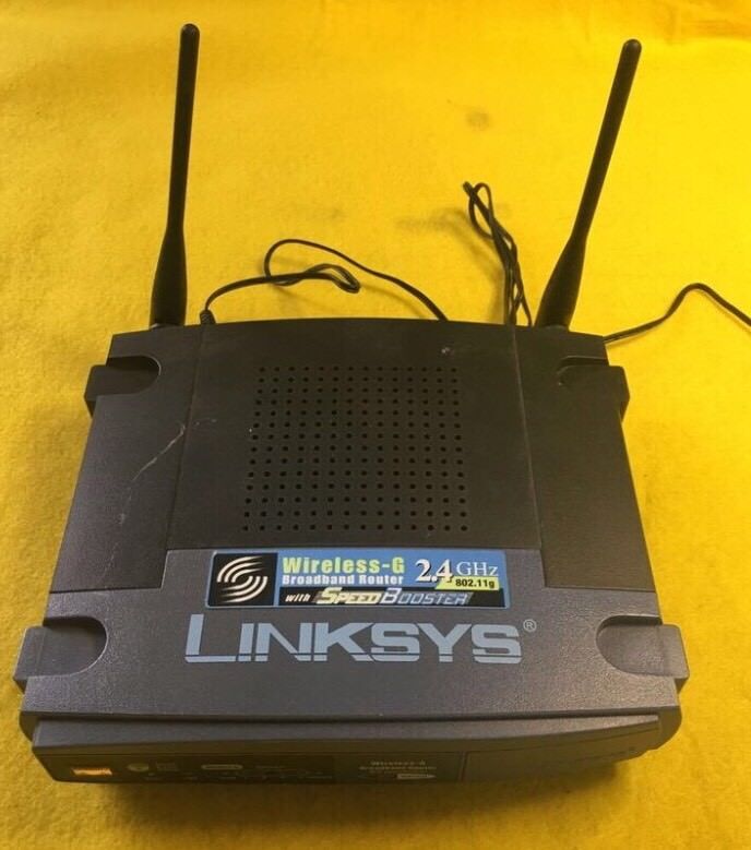 Cisco Systems Linksys 2.4GHz 802.11g Wireless-G Broadband Router w/ SpeedBooster
