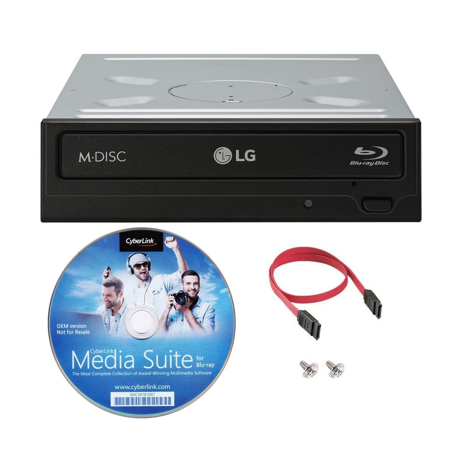 Produplicator LG WH16NS46 16X Blu-ray BDXL M-DISC DVD CD Internal Writer Driv...
