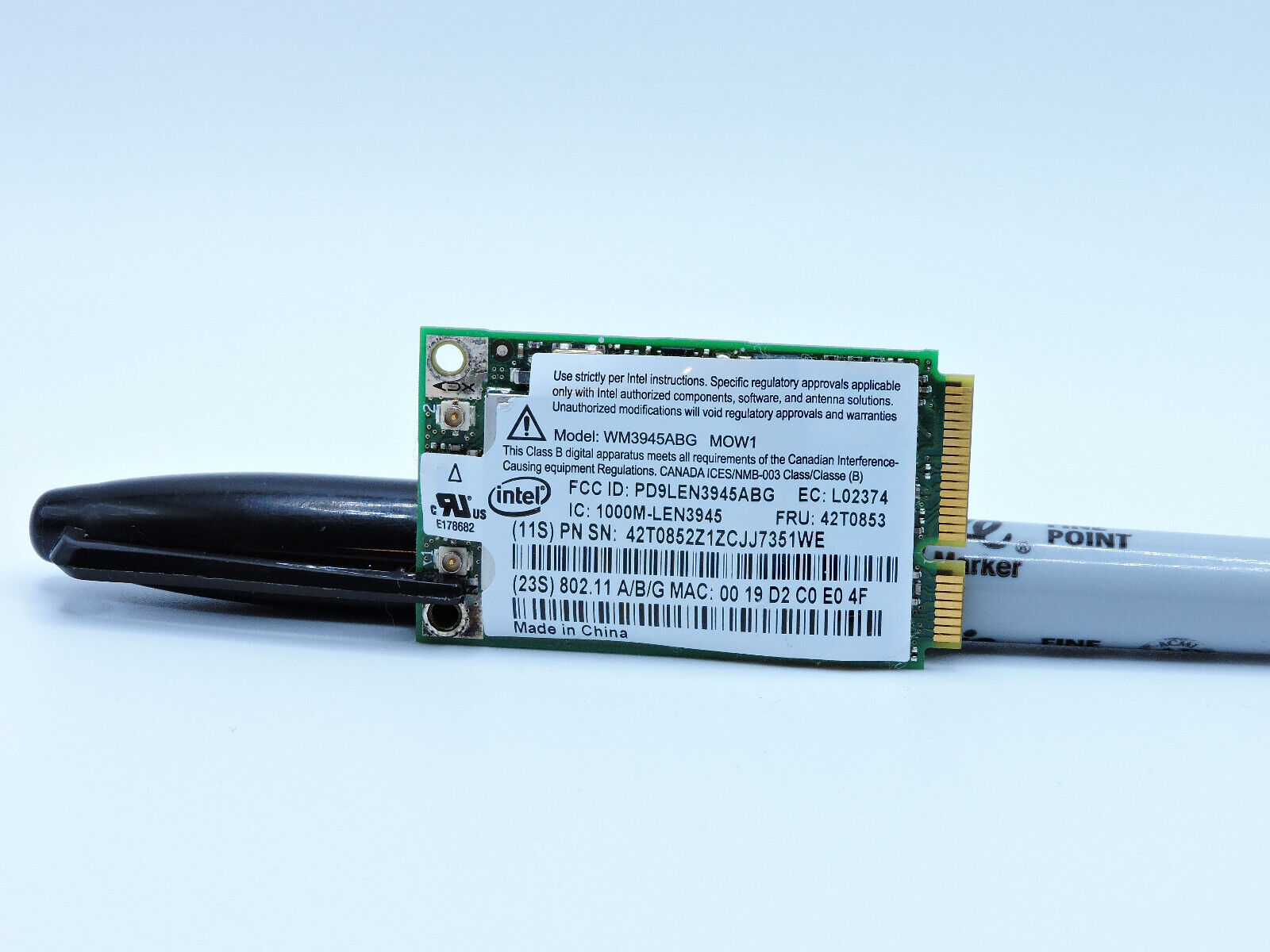 Intel/Anatel PRO Wireless 3945ABG Network Wifi Wireless Card Mini PCI-E Lenovo