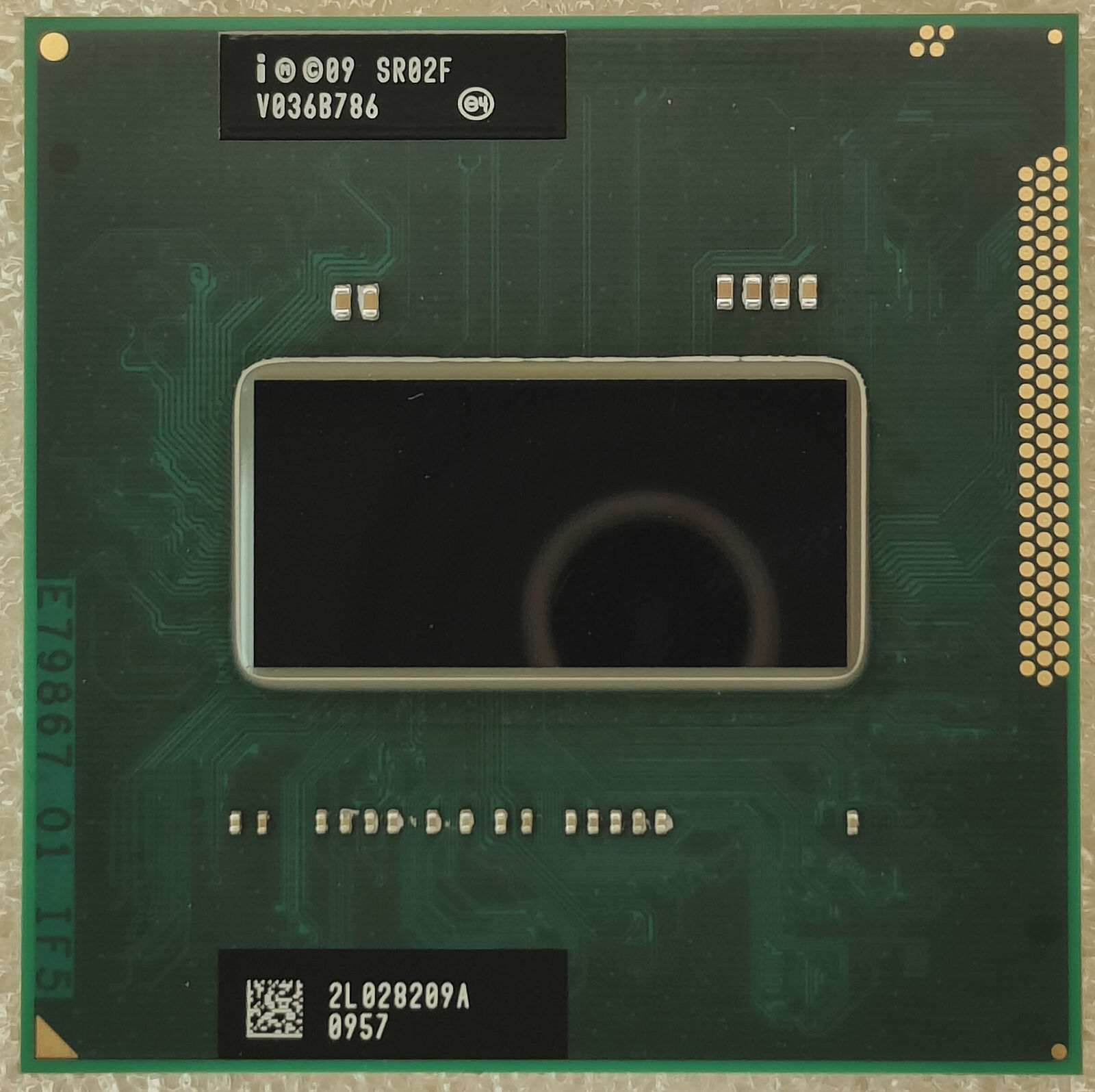 Intel Core i7-2960XM 2.7GHz quad core 8M (SR02F) Socket G2 Notebook CPU
