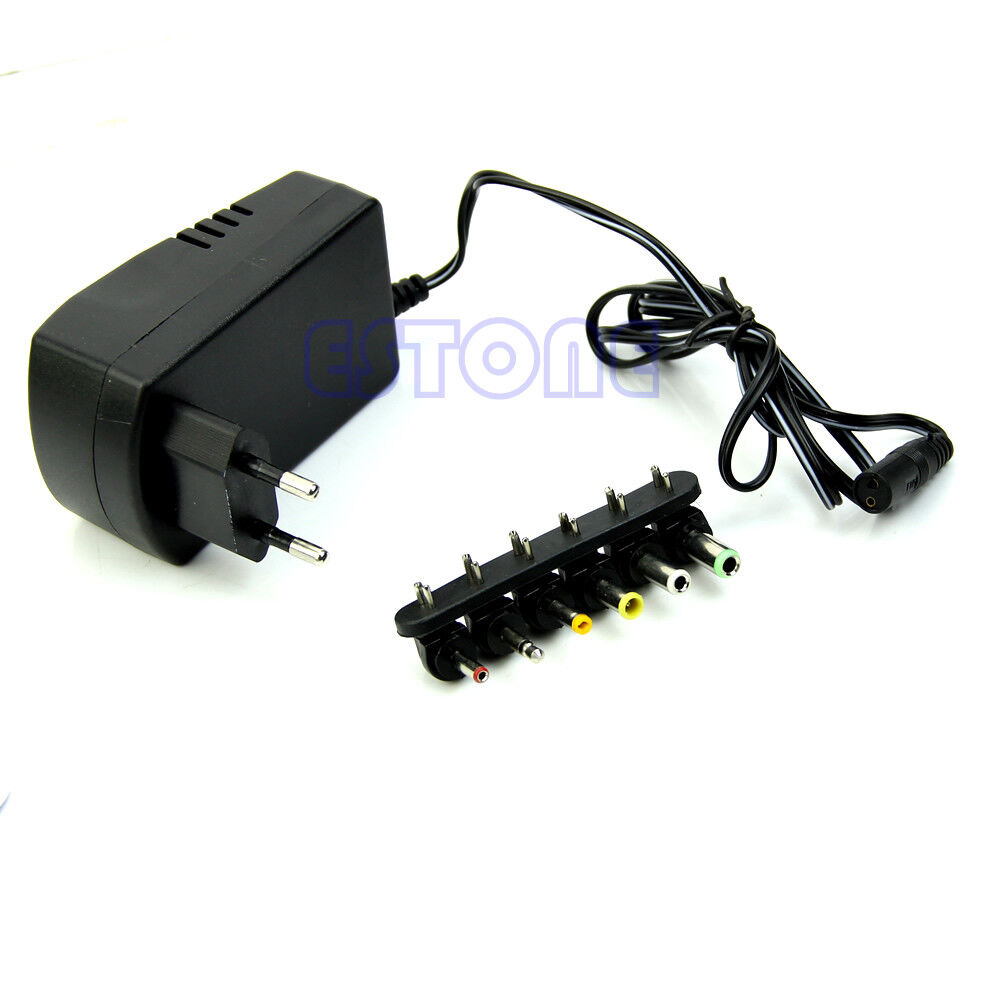 Universal AC DC Adapter Converter Power Supply 3/4.5//6/7.5/9/12V 2.5A Charger