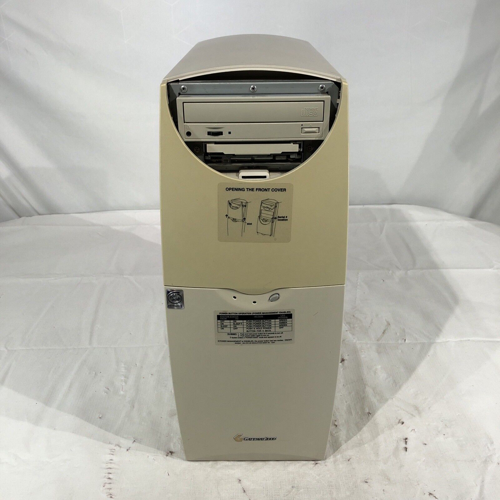 Gateway 2000 G6-300 Pentium II 300 MHz 96 MB ram No HDD/No OS