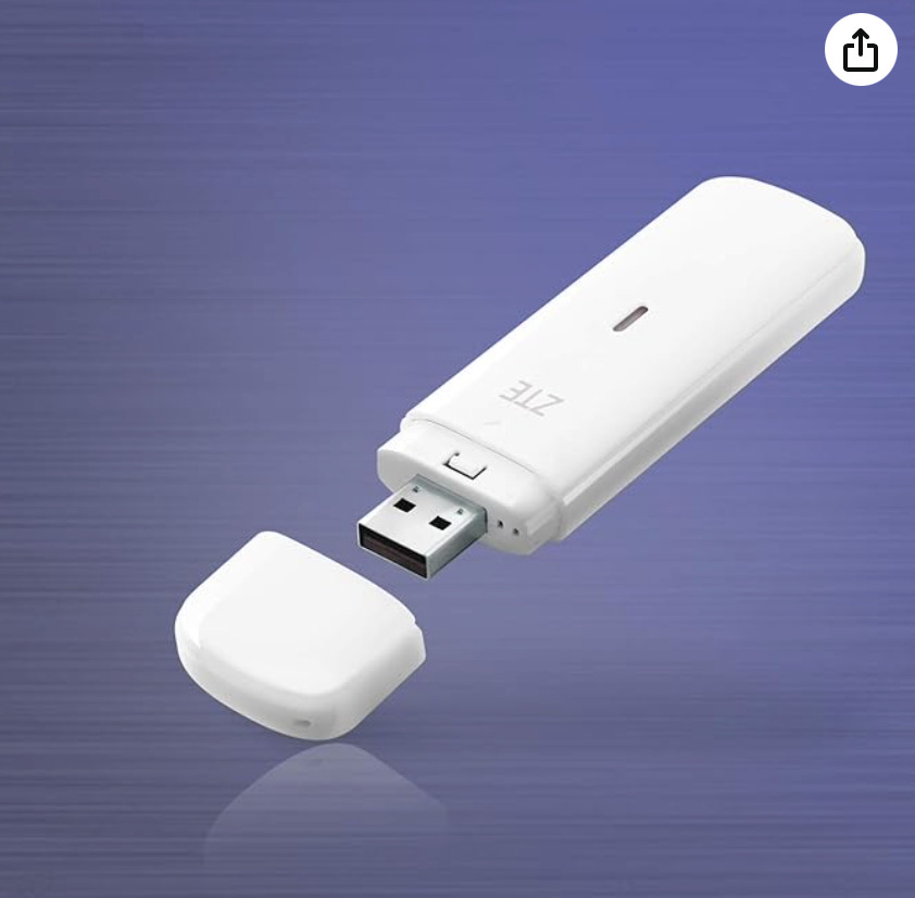 ZTE MF833V 4G LTE USB Modem Dongle, an IoT Device, LiveU Compatible