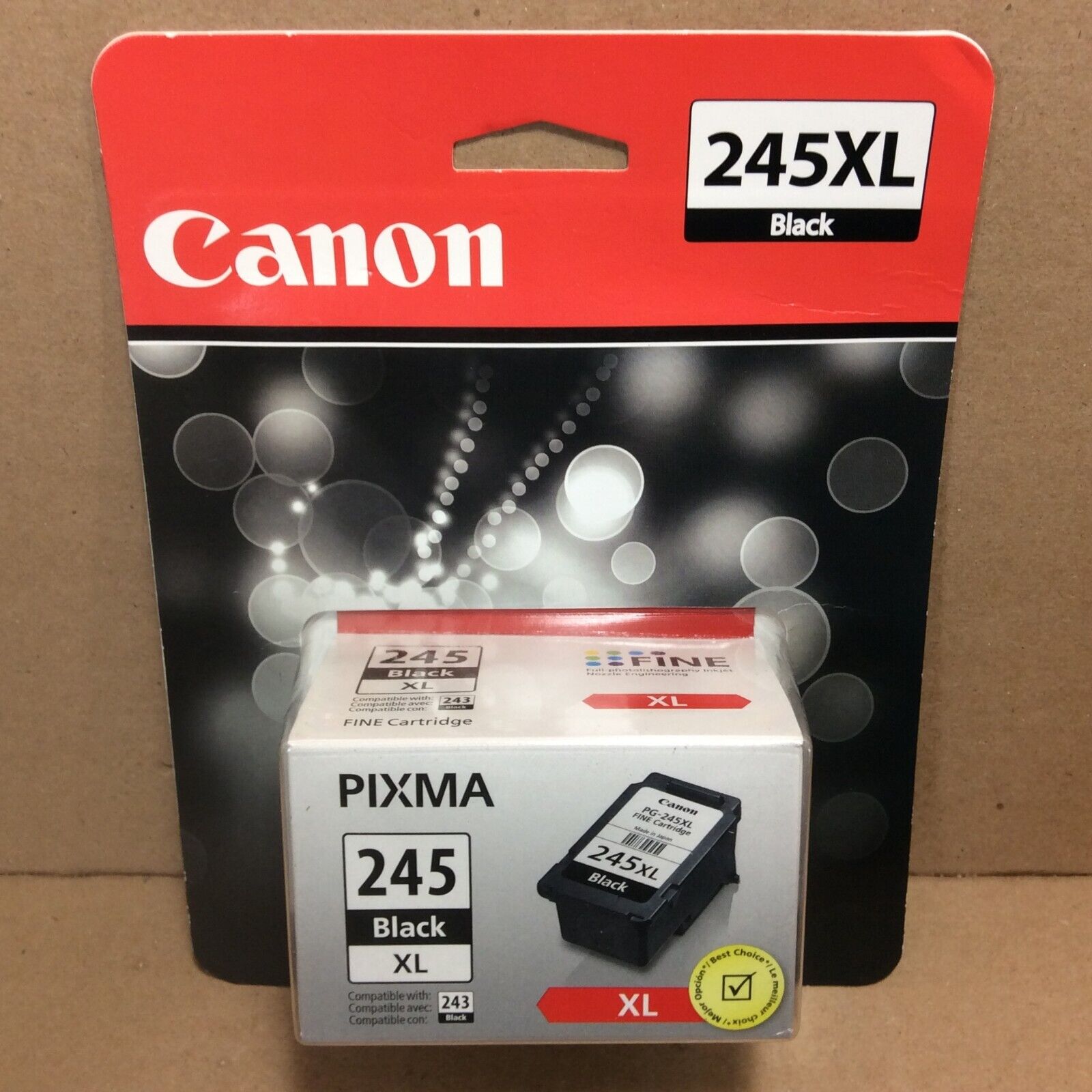 BRAND NEW Canon Pixma PG-245XL Black HIGH YIELD INK CARTRIDGE