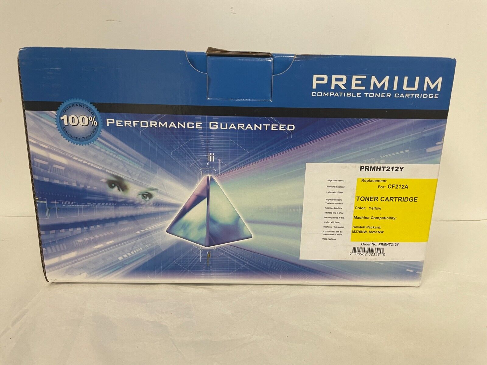 NEW SEALED Premium CF212A Toner Cartridge YELLOW Comp For HP  M251nw M276nw