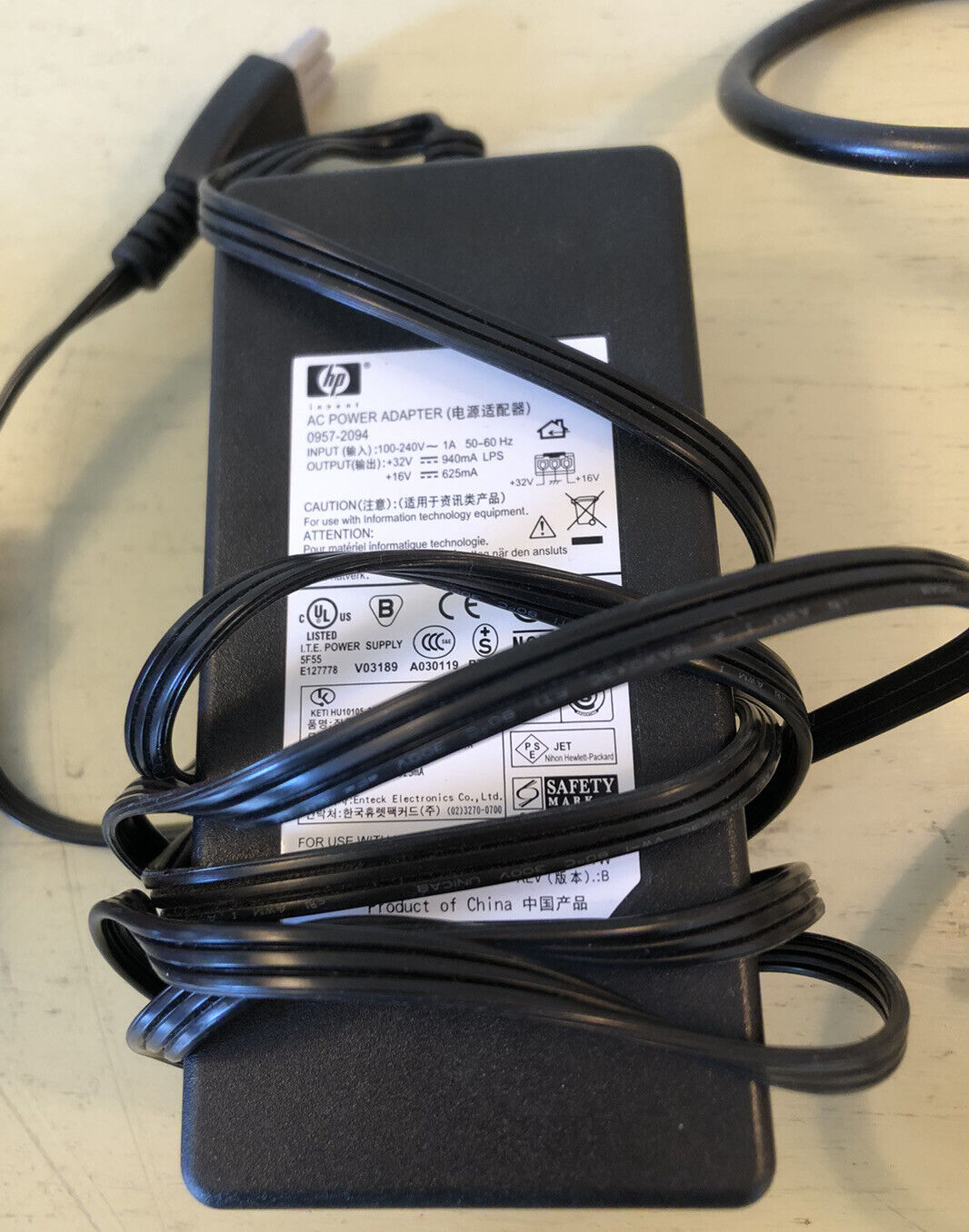 0957-2094 AC Adapter Power for HP Photosmart C3140 C4180 PSC 1350 1510
