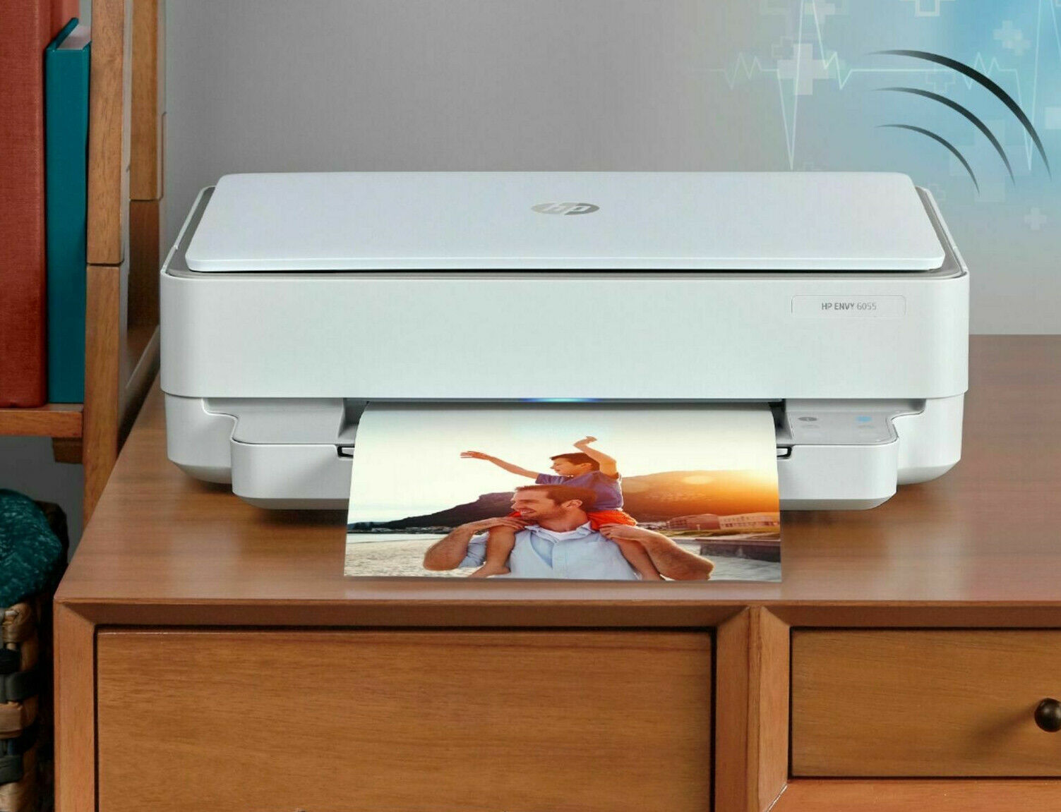 New HP Envy 6065e/6055e Printer-Wireless-Copy-Scan-Photo Print+Free INK-Summar