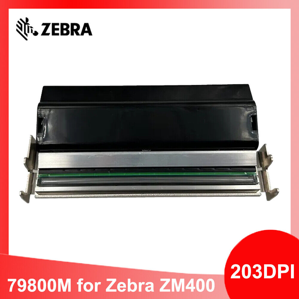 New Printhead for Zebra ZM400 Barcode Coated Label Printer 203dpi 79800M