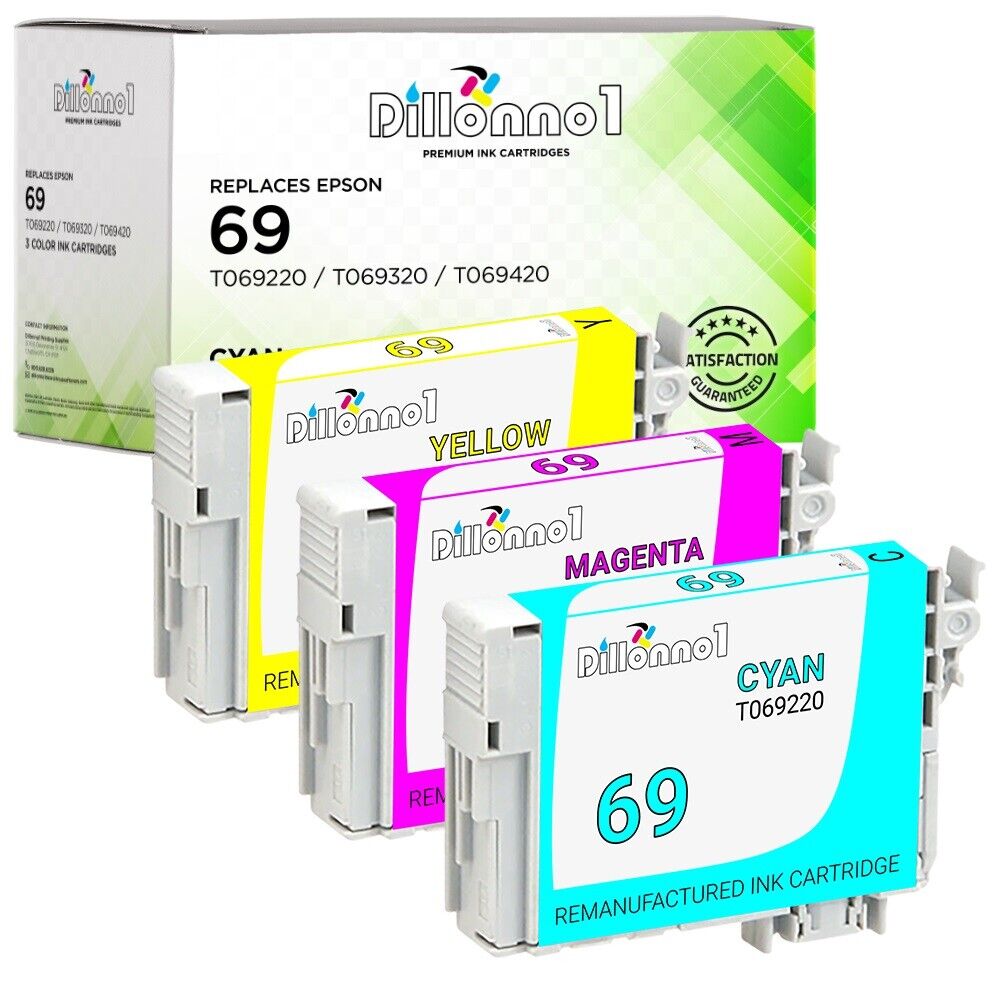 3PK For Epson T069 Ink Cartridges for NX515 NX400 415 CX9400 CX8400 CX7400 