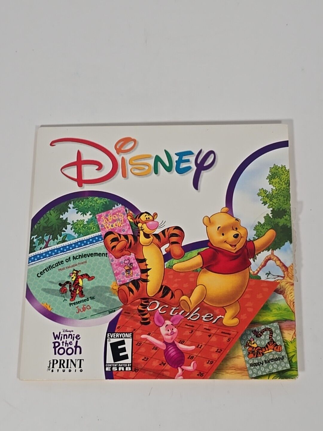Disney's Winnie the Pooh Print Studio (PC, CD-ROM 1997) Windows 95 Or Later