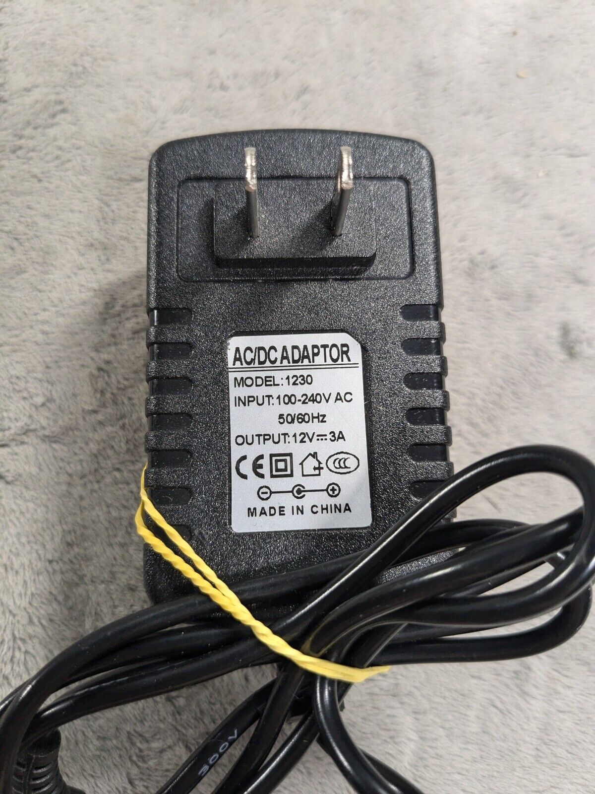 AC Wall Charger Adapter 1230 12V Power Supply