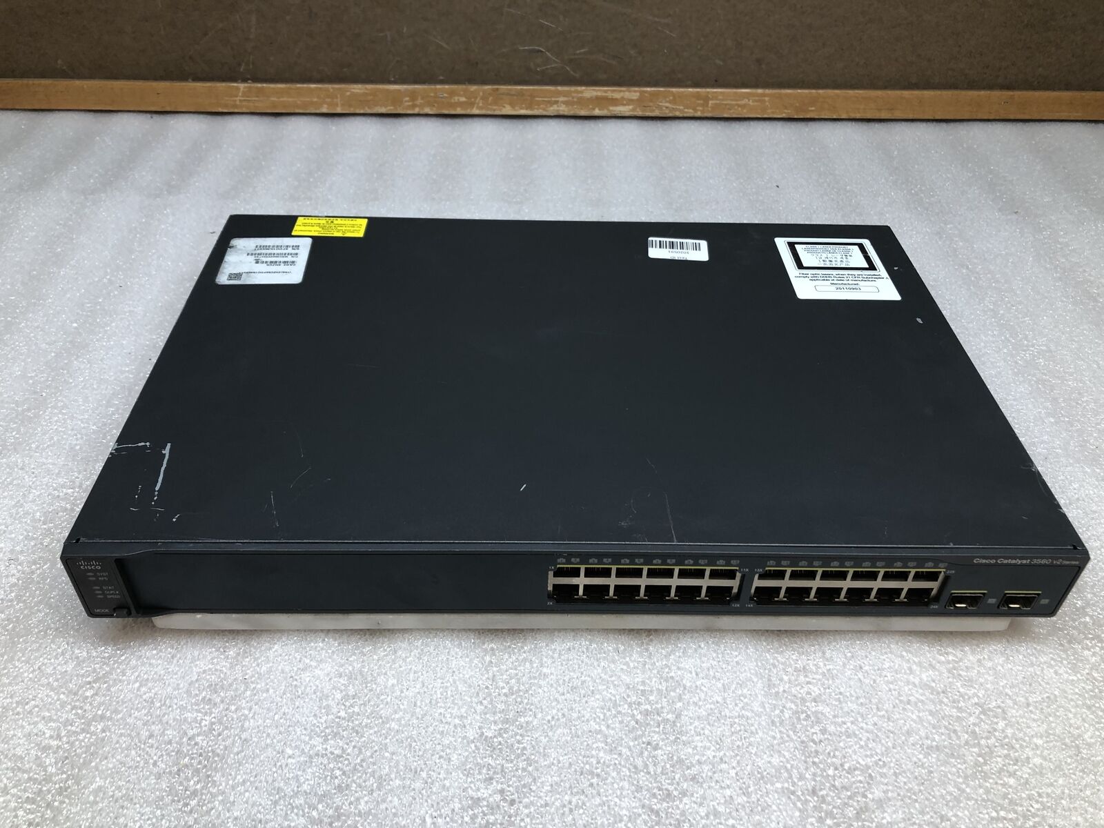Cisco Catalyst 3560 v2 Series 24 Port Ethernet Network Switch
