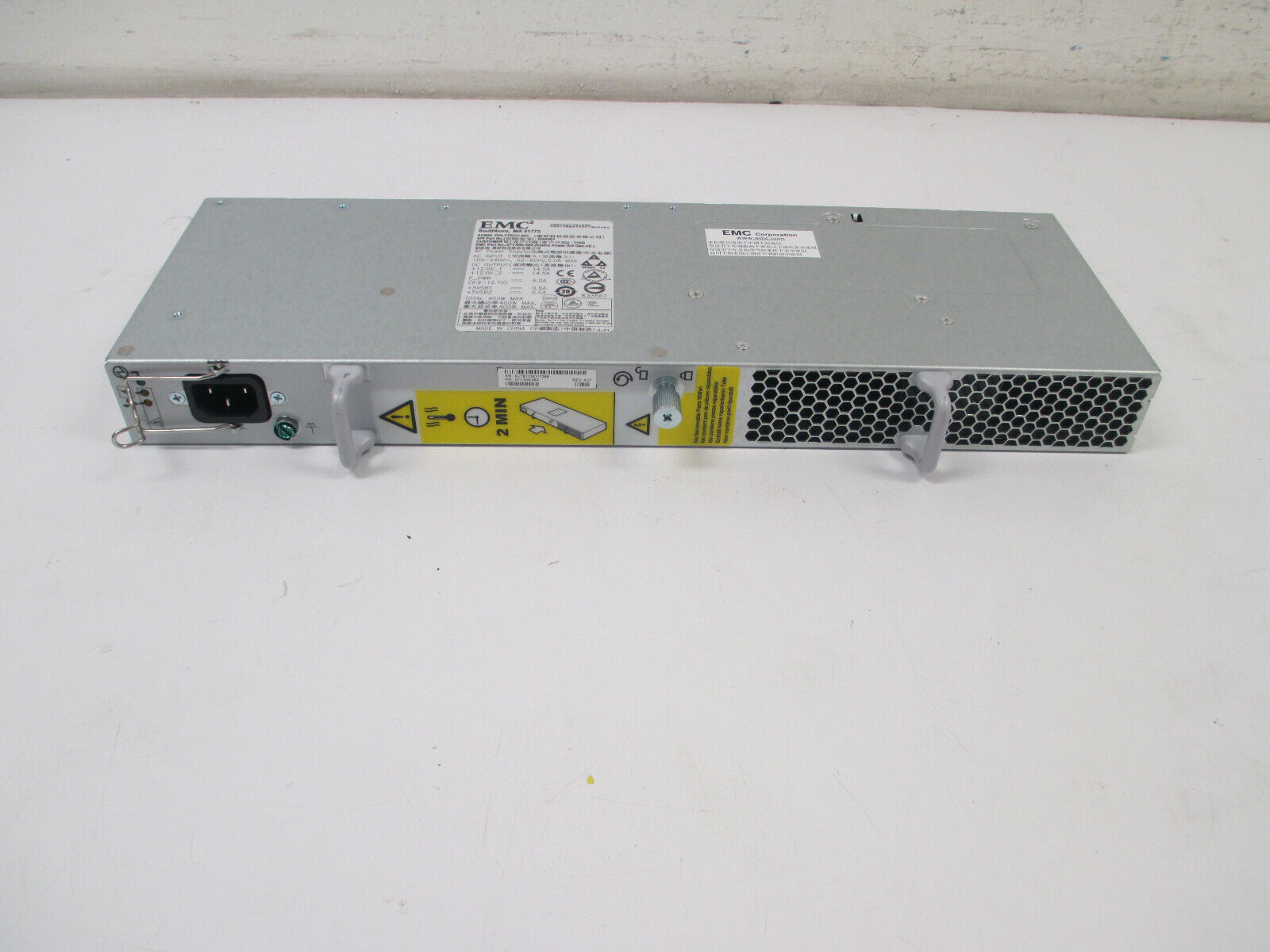 EMC DAE 071-000-553 400 Watt Power Supply From EMC KTN-STL3