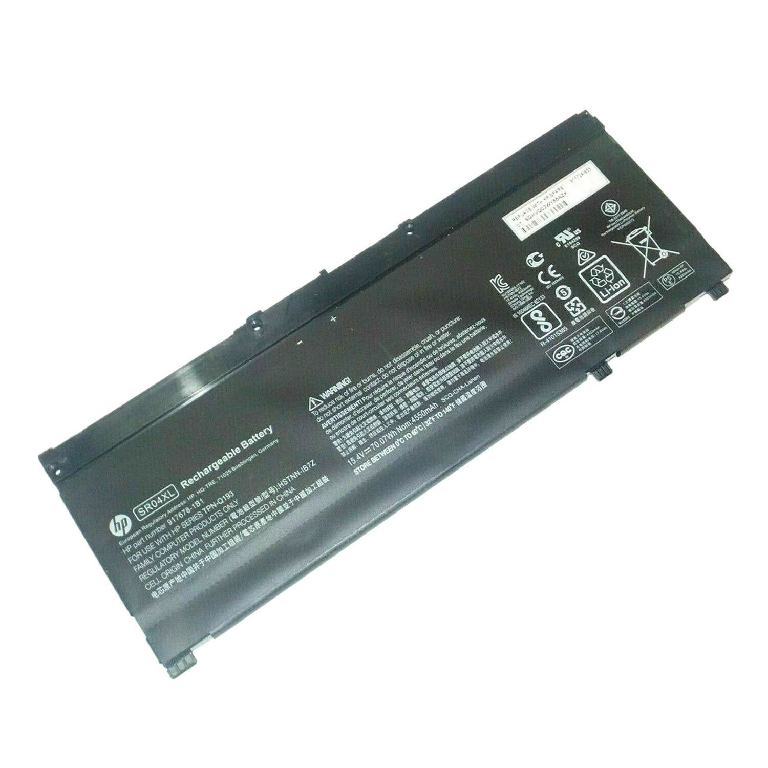 Genuine SR04XL battery for HP Omen 15 2018 15-dc0xxx 15-dc0000 15-dc1xxx 3KS71PA