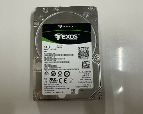 New SEAGATE Exos 10E2400 ST1800MM0129 1.8TB 10000RPM 12Gb/s 2.5in SAS Hard Drive