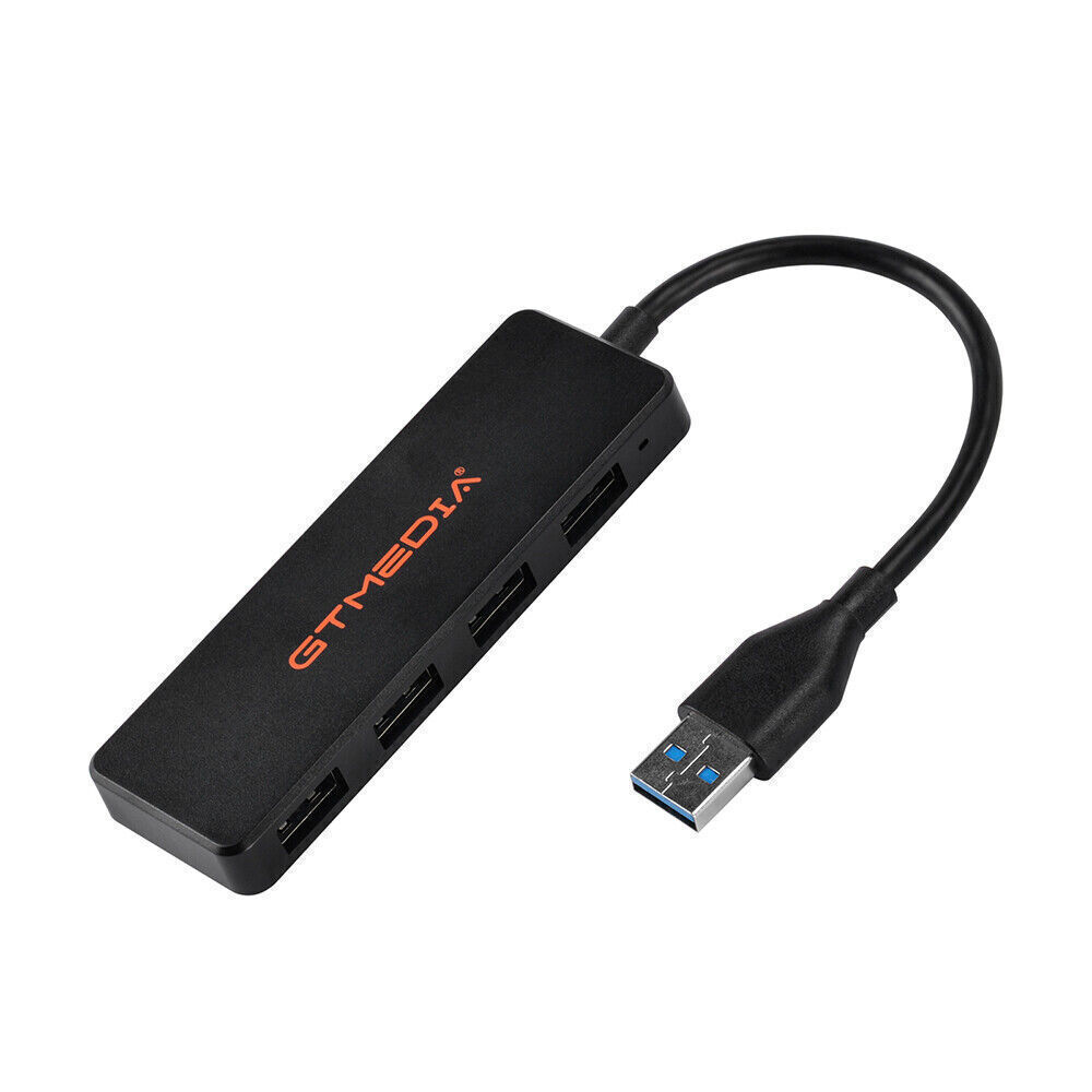 USB 3.0 Hub 4-Port USB Hub USB Splitter USB Expander for Laptops Flash Drive HDD